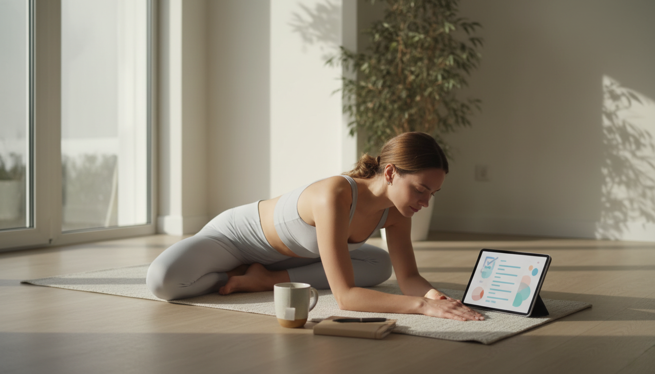 Relaxing Yoga Asanas Checklist: 10–25 Min Stress Reset
